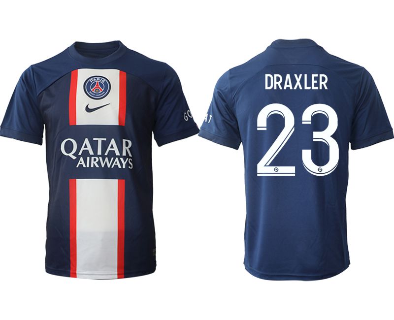 Men 2022-2023 Club Paris St German home aaa version blue #23 Soccer Jersey->paris st german jersey->Soccer Club Jersey